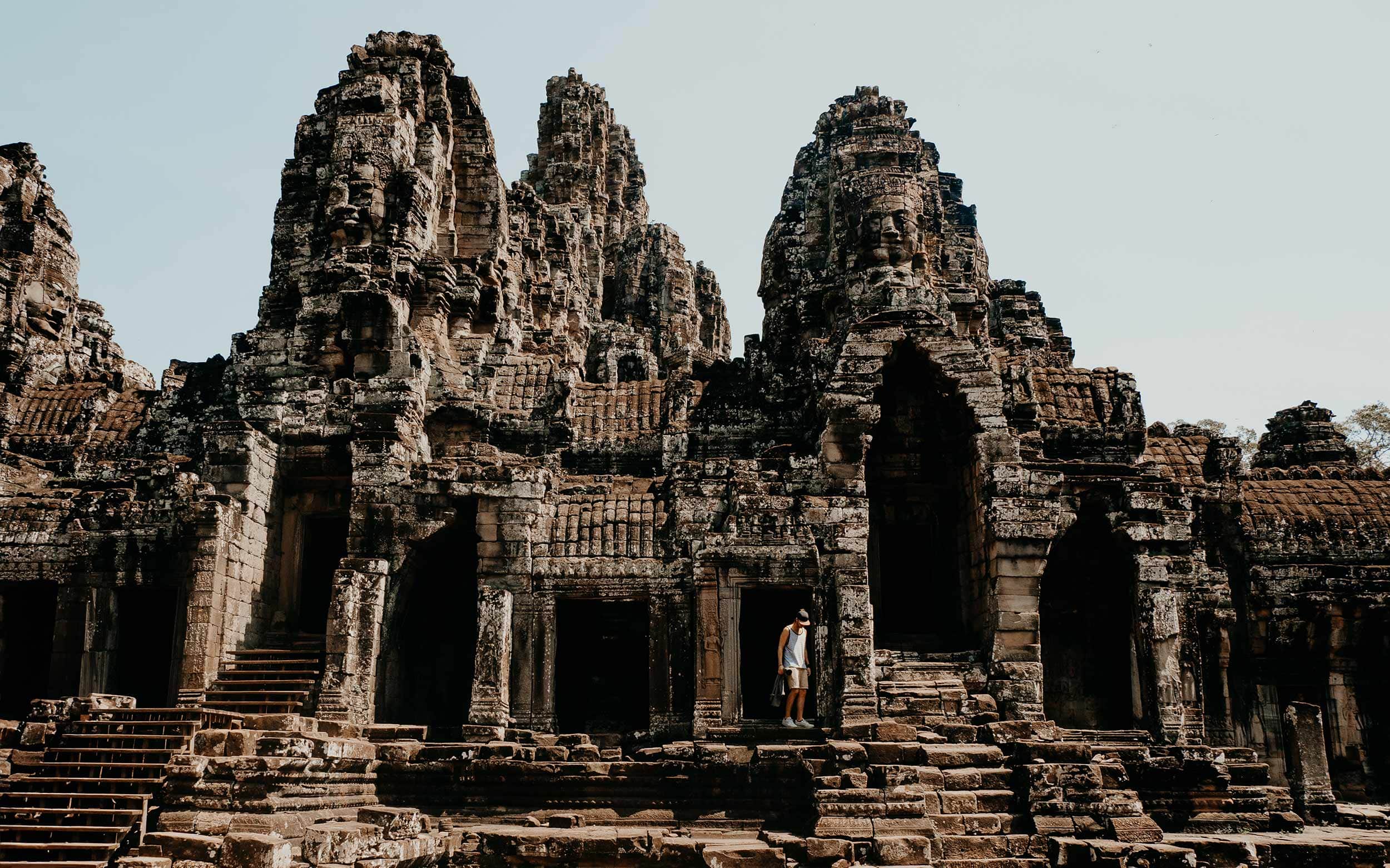 Bayon temple in Angkor Wat