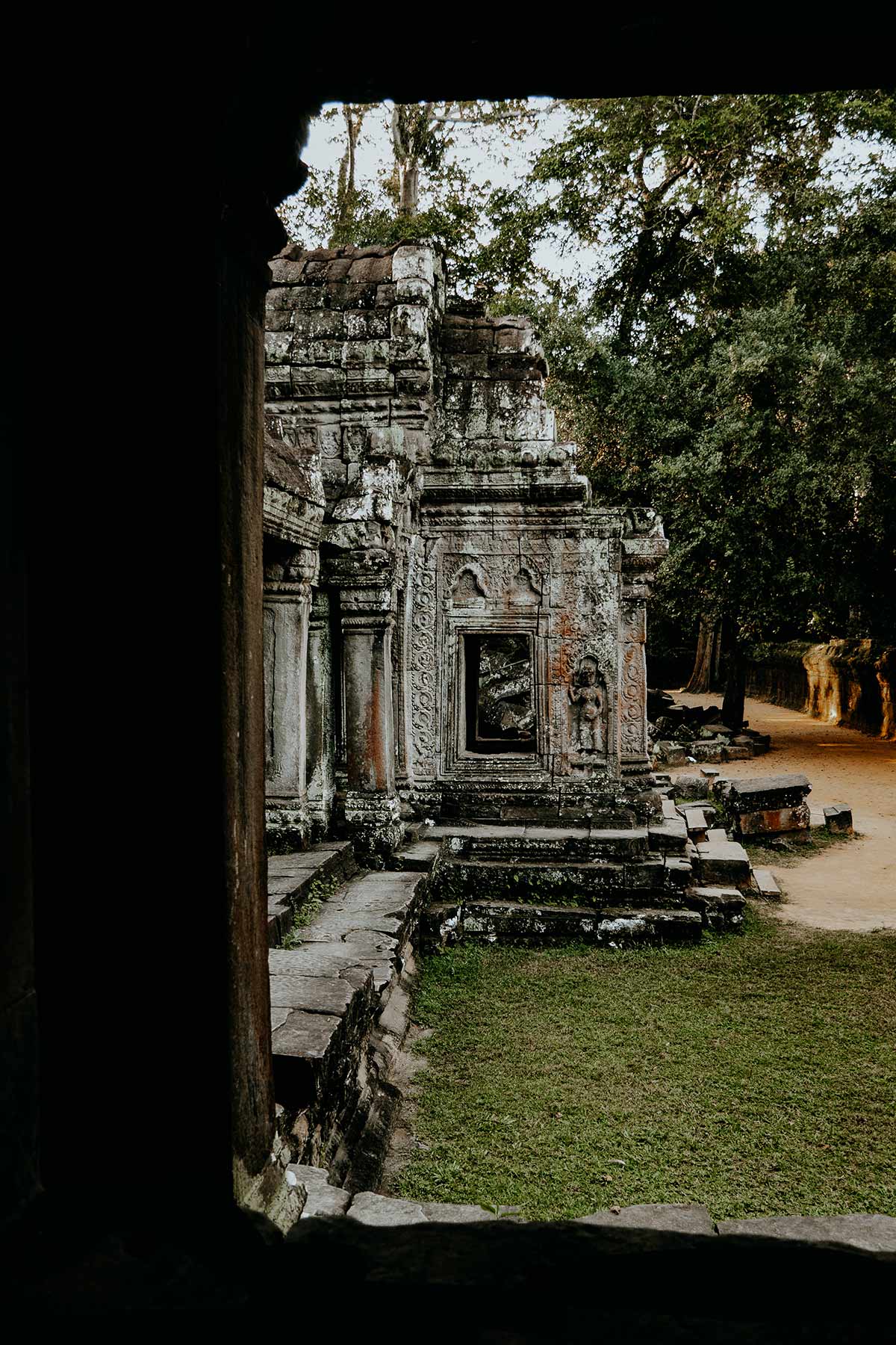 Tomb raider temple in Angkor Wat