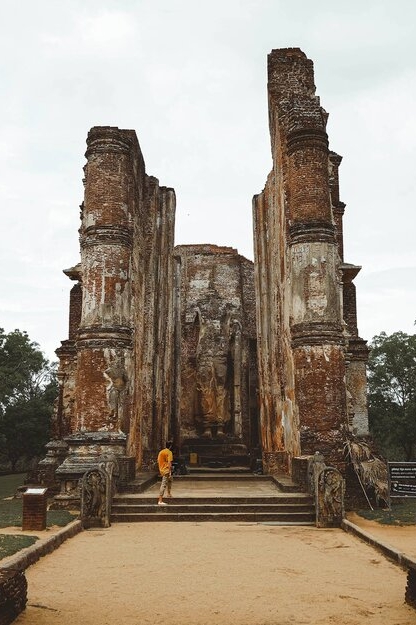 Lankathilaka Viharaya in Polonnaruwa, Sri Lanka