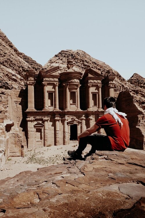 The monastery Petra travel photography
