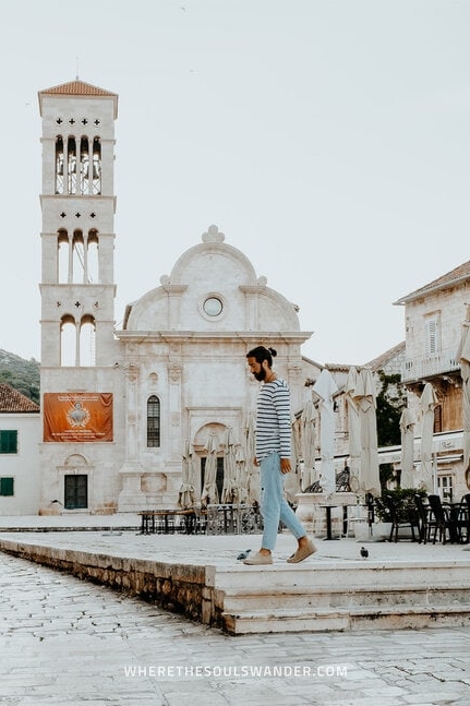 St Stephens Square Hvar Croatia