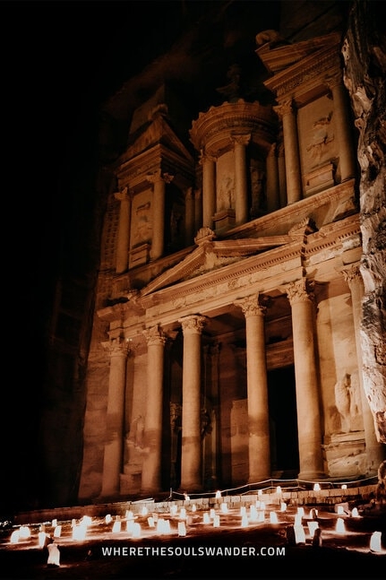 Petra by night entrance fee