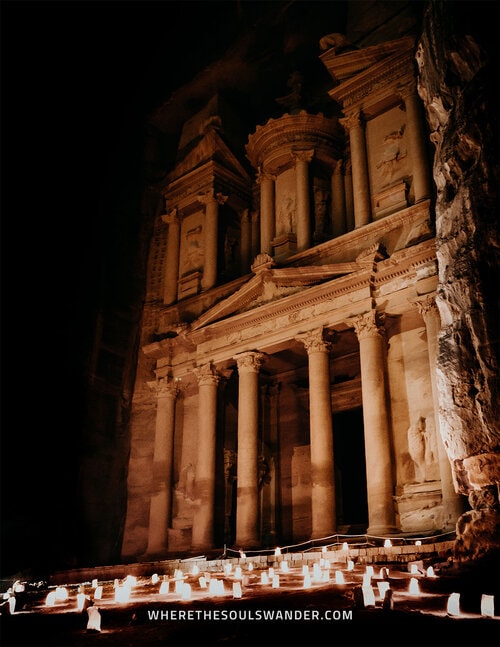 Petra by night entrance fee