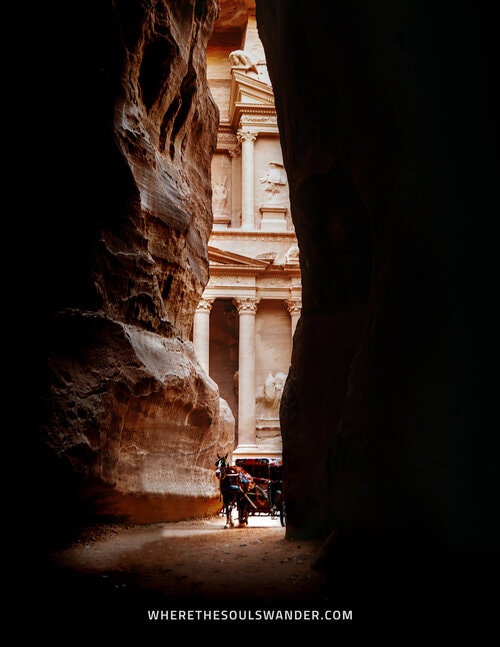 The Siq Petra Entrance