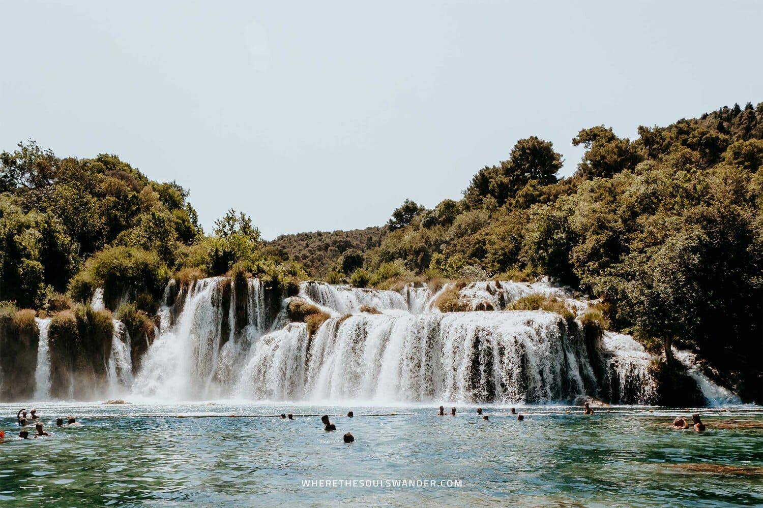 Skradinski Buk waterfall Krka National Park Croatia
