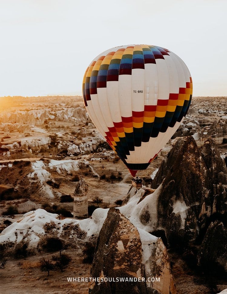 Cappadocia hot air balloon price