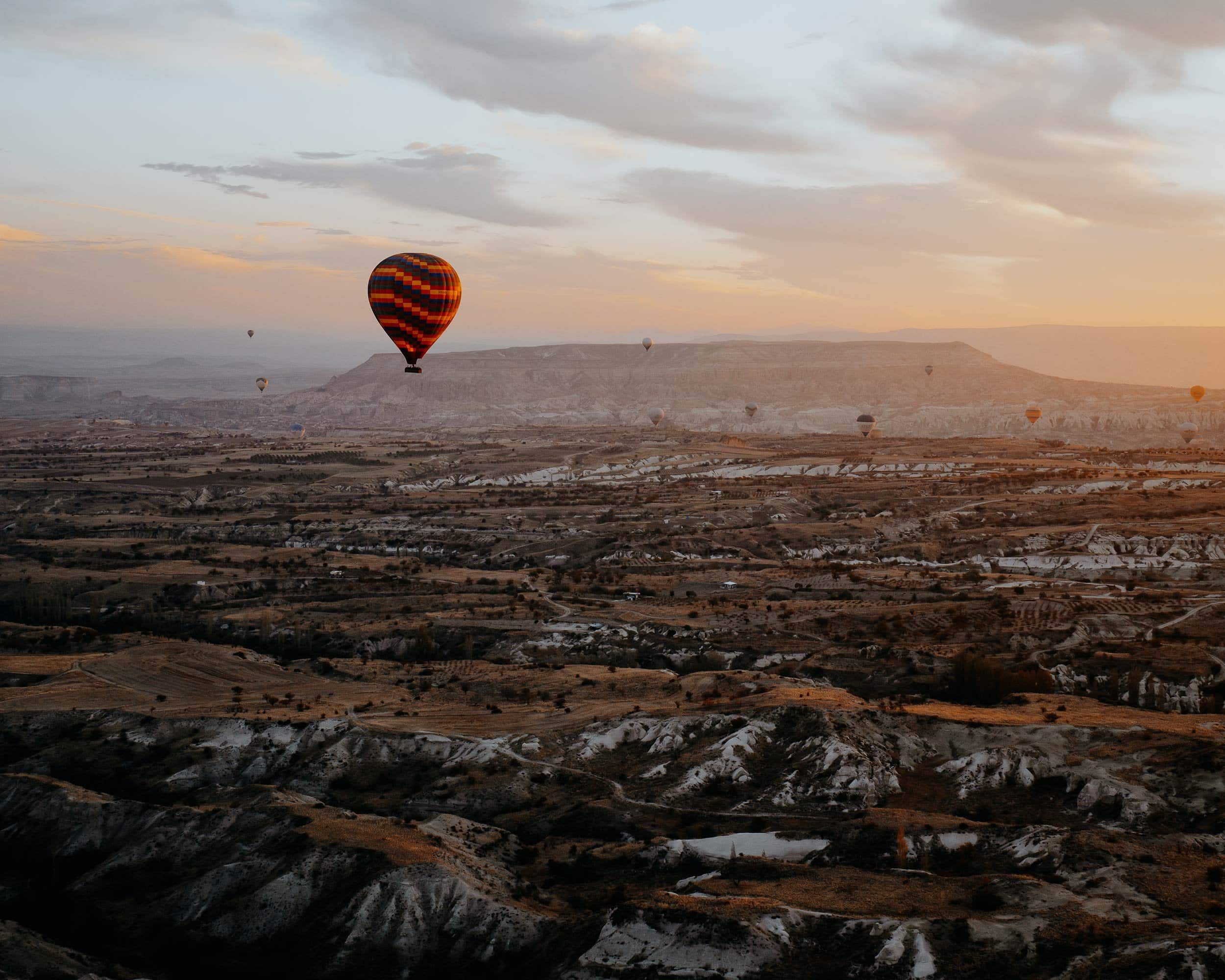 Hot air balloon flight Cappadocia