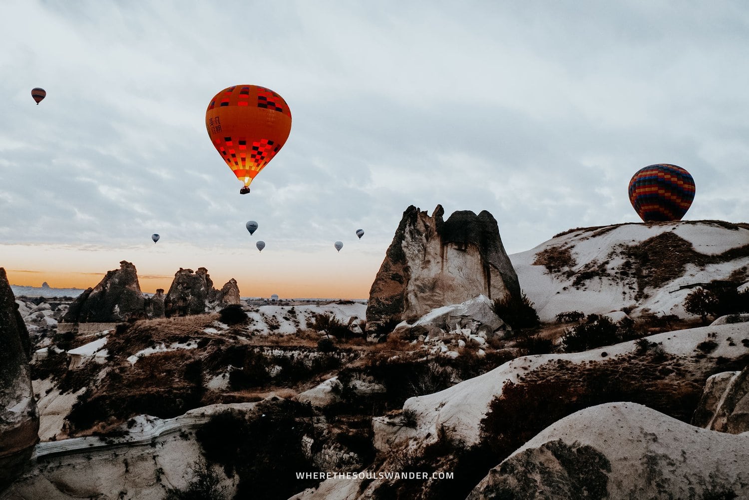 Hot air balloon ride Cappadocia Turkey