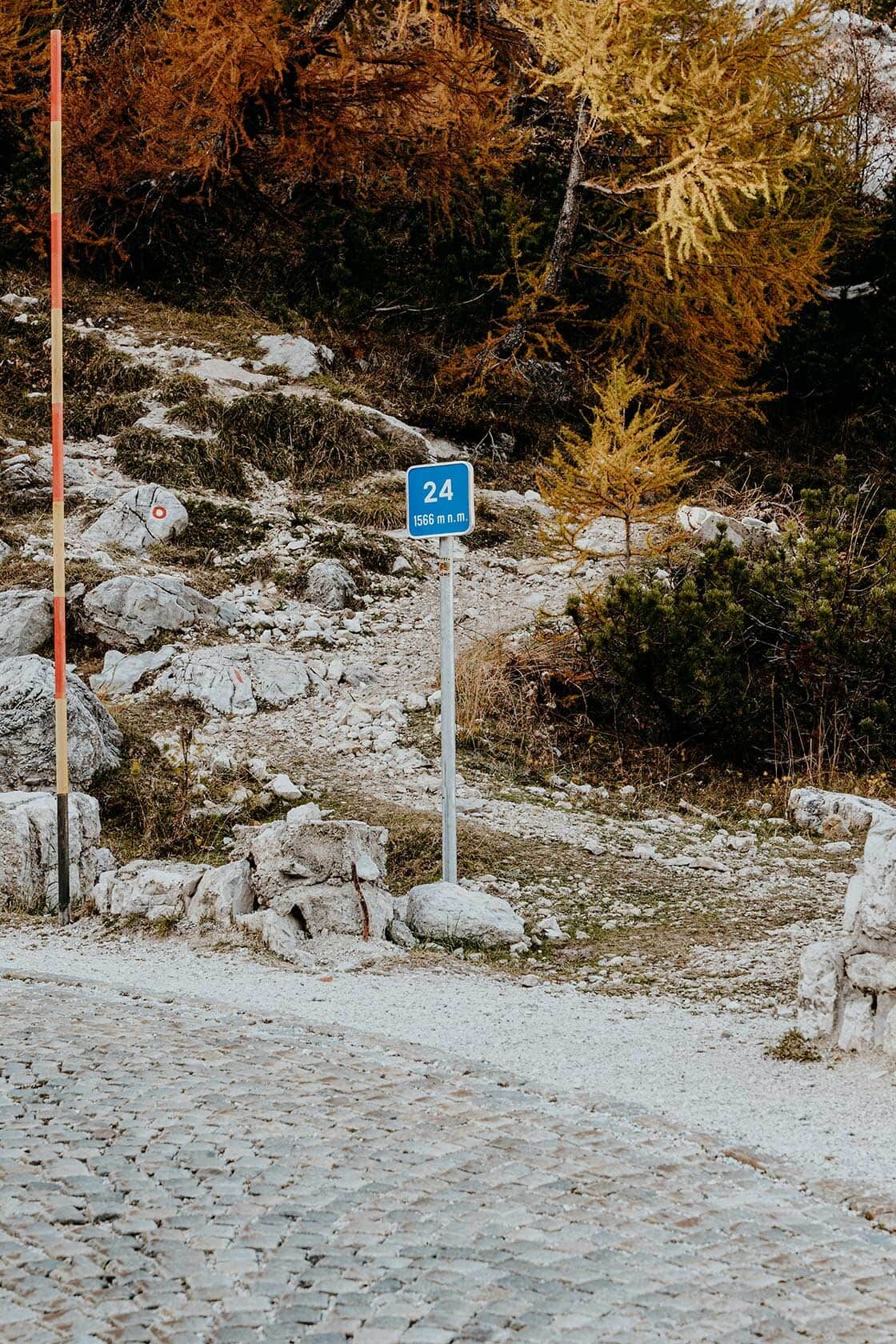 Vrsic pass in Slovenia