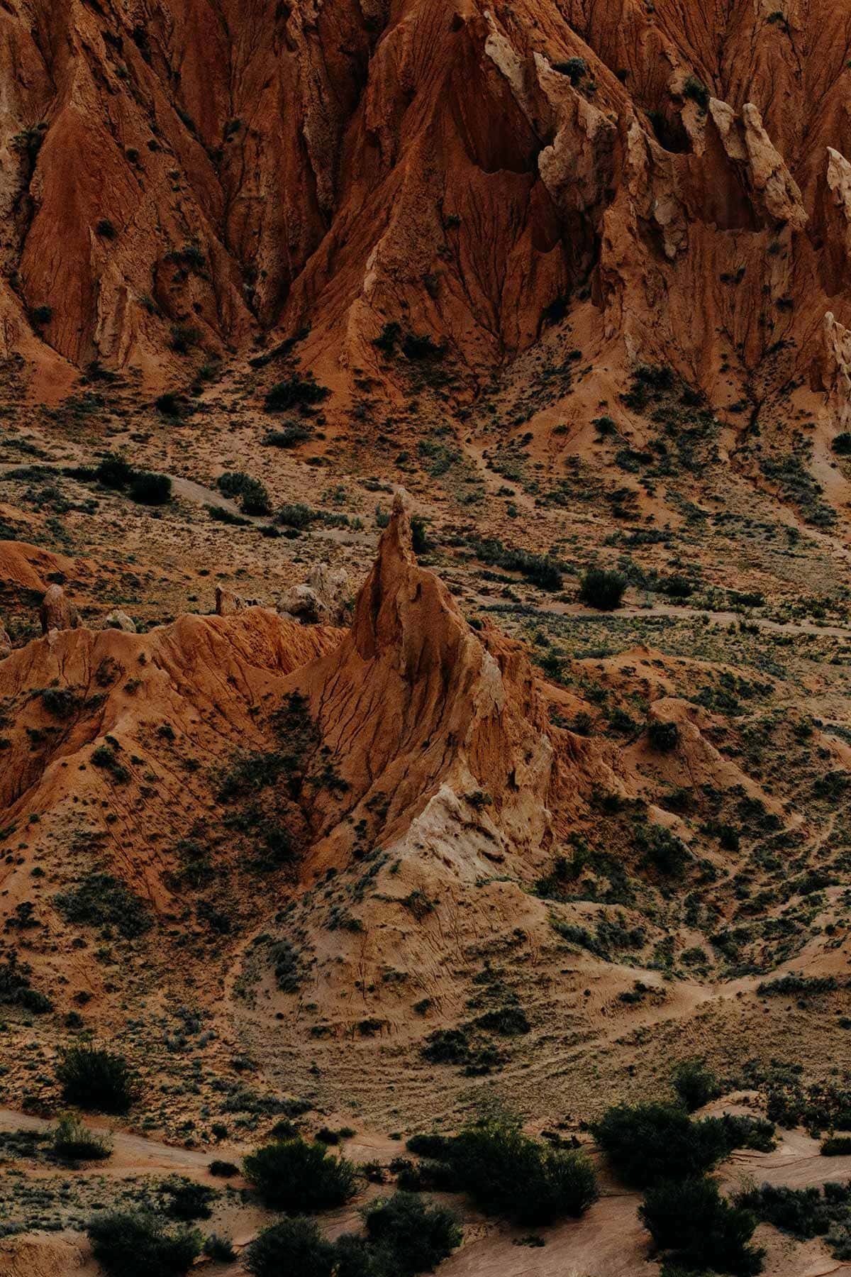 Canyon Mars Kyrgyzstan