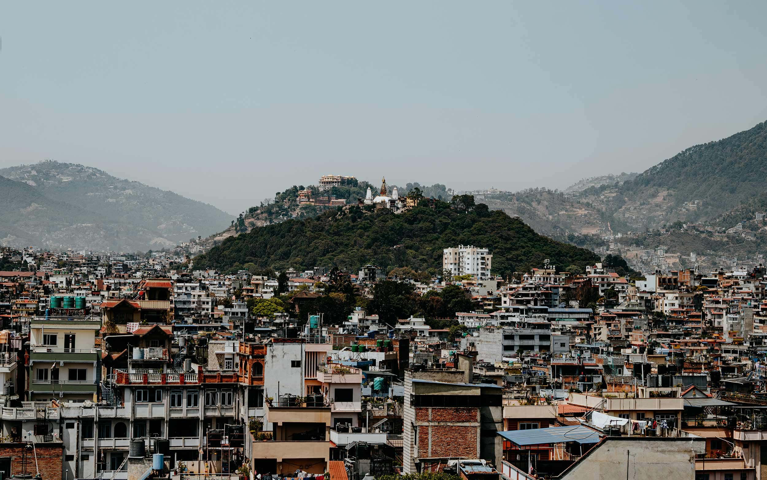 Kathmandu skyline photography