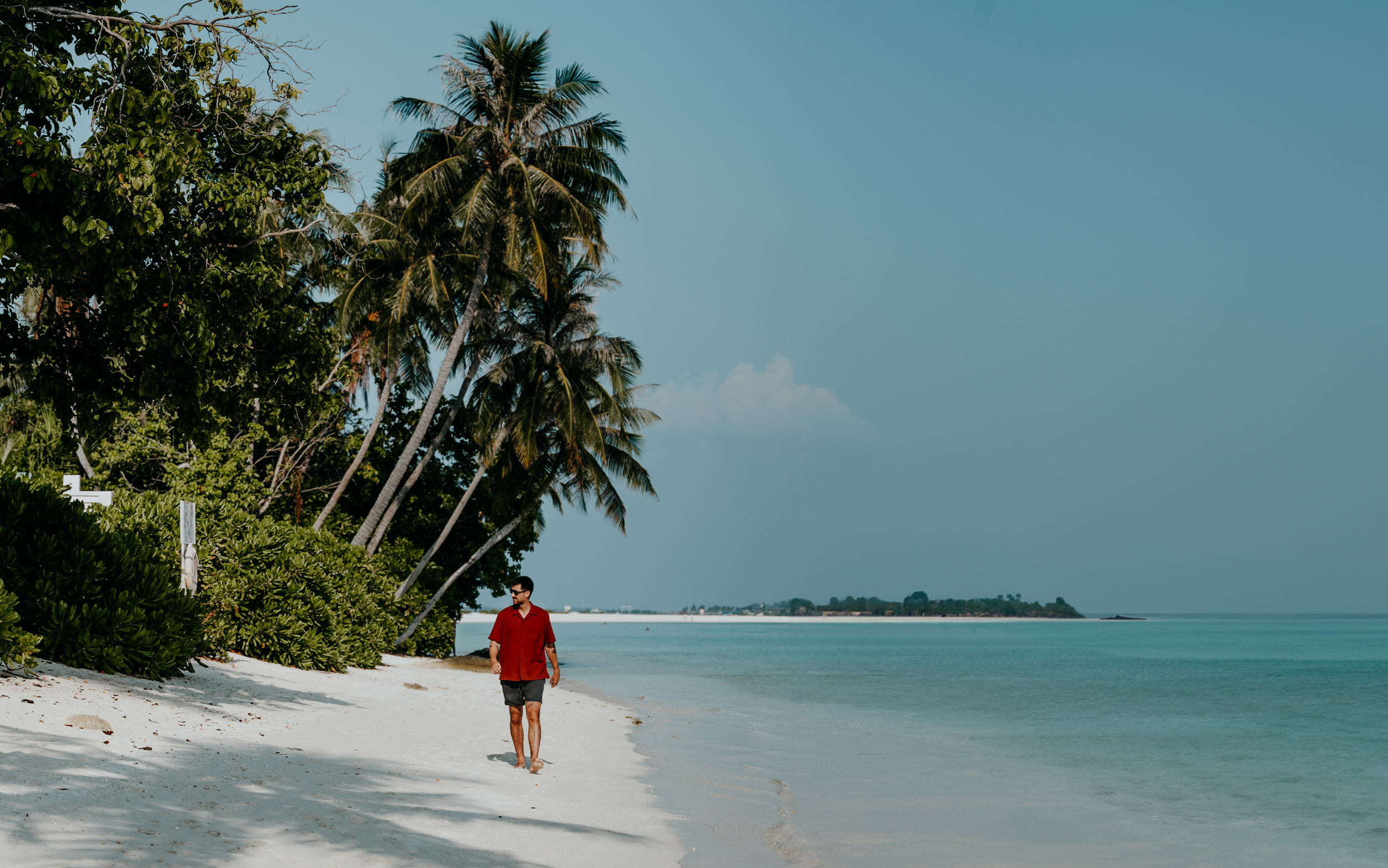 Idyllic beaches in the Maldives