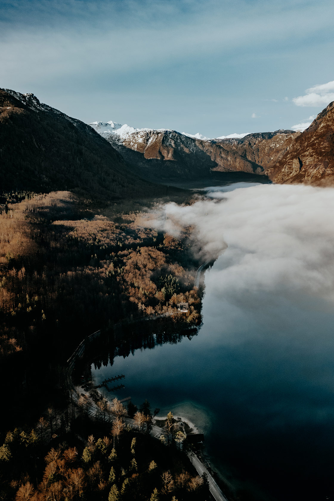 Lake Bohinj in Slovenia